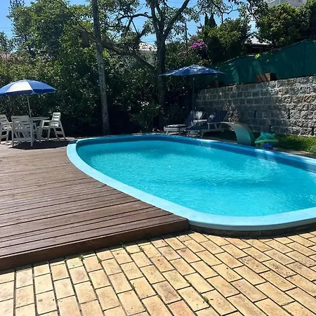 Casa Canasvieiras Florianopolis Com Piscina E Mar Exterior photo