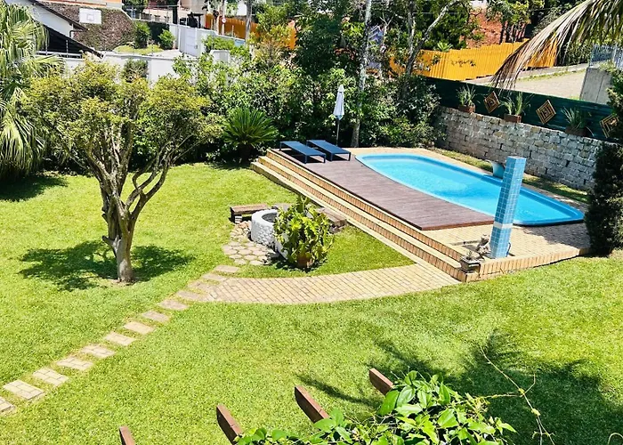 Casa Canasvieiras Florianopolis Com Piscina E Mar